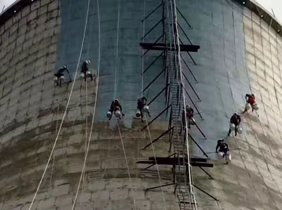 煙囪新建過程中現場安全管理措施內容？